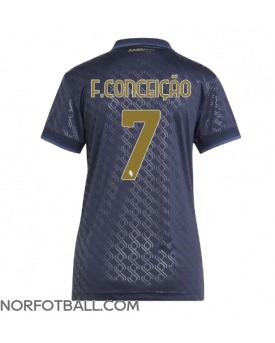 Billige Fotballdrakt Juventus Francisco Conceicao #7 Replika Tredjedrakt Dame 2024-25 Kortermet